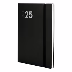 Finocam 621126025, Journal intime, Noir, Motif, Pas de motif, A5, 80 g/m²