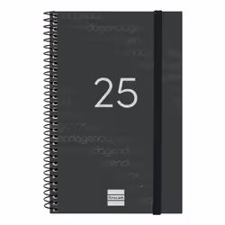 Finocam 741446025, Journal intime, Noir, Monochromatique, 210 x 297 mm, 80 g/m², Espagnol