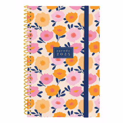Finocam 742212925, Journal intime, Multicolore, Image, Motif floral, 117 x 181 mm, 80 g/m²