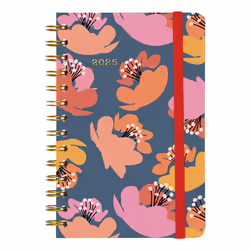 Finocam 755000123, Journal intime, Multicolore, Motif, Motif floral, Blanc, 117 x 181 mm
