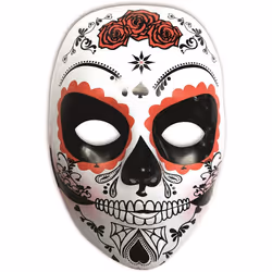 Rubie's Dia de Los Muertos Masque Blanc, 14 an(s)