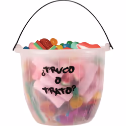 Rubie's Seau Ramasse-Bonbons Phosphorescent Transparent