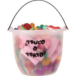 Rubie's Seau Ramasse-Bonbons Phosphorescent Transparent