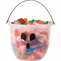 Rubie's Seau Ramasse-Bonbons Phosphorescent Transparent