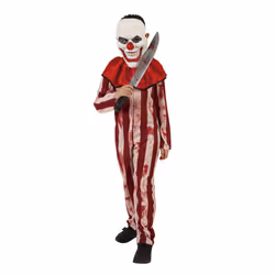 Rubie's S8645-L, Déguisement, Enfant, unisexe, Cirque, Clown, Rouge