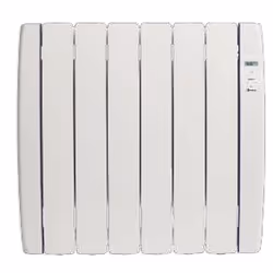 Haverland TT6PLUS, Chauffage électrique à bain d’huile, Aluminium, 24 h, Intérieure, Mur, Blanc