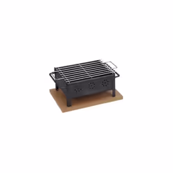 Le barbecue de table Sauvic 2905 25x20 cm (gril en acier inoxydable) est une option robuste et durable pour profiter de délic ...