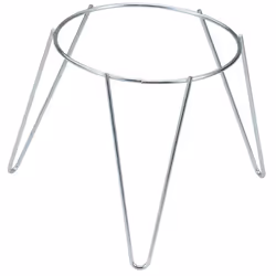 Support De Jardinière Acier Zing Blanc 22cm Sv03075 Support Pot Sauvique Avec Pieds De Hauteur 27cm. Diamètre: 22cm Épaisseur ...