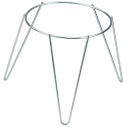 Saturnia - Pied Support Jardinière Acier Zing Blanc 22cm Sv03075 Sauvic - sauvic