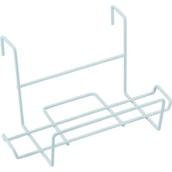 Support Balcon BLANC Solide Robuste pour Jardinières Plastifié Acier Sauvic 03230 - 60 x 18 x 23 cm - Support Bac à Fleur en Métal