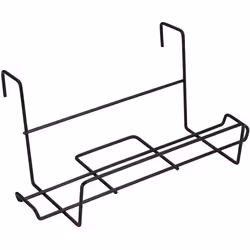 Support Balcon NOIR Solide Robuste pour Jardinières Plastifié Acier Sauvic 03250 - 60 x 18 x 23 cm