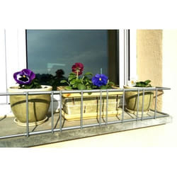 Support Fenêtre pour Pots à Fleurs Acier Extensible de 150 à 200 cm - Support d