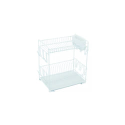 Sauvic - gouttoir à vaisselle 444 en plastique. Blanc avec grand plateau 88980