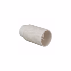 Douille blanche avec bornes à vis, entrée filetée M10-100 avec vis de blocage anti-rotation, vissée directement sur le dôme,  ...