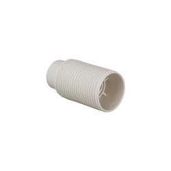 Douille E14 2A 250V corps fileté blanc