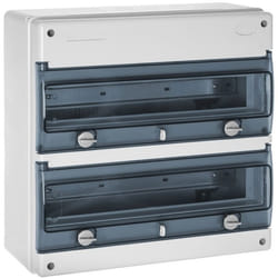 Coffret étanche IP65 36 modules 2 rangées - Solera