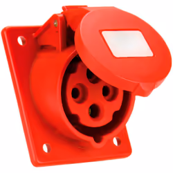Prise triphasée 16A 3P+T Solera - Coffret de prise INDUBOX IP44 - 931142A La prise femelle à encastrer triphasée 16A 931142A  ...