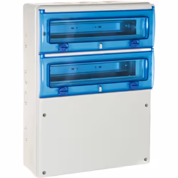 Coffret modulaire étanche 1332P Solera - 2x16 modules Coffret modulaire disposant d'un certificat d' étanchéité IP65 et de ré ...