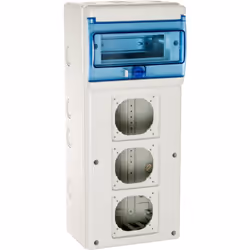 Coffret modulaire étanche 1308PV3 Solera - 1x8 modules Coffret modulaire disposant d'un certificat d' étanchéité IP65 et de r ...