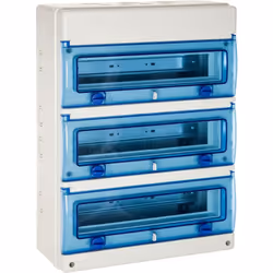 Coffret modulaire étanche 1348P Solera - 3x16 modules Coffret modulaire disposant d'un certificat d' étanchéité IP65 et de ré ...