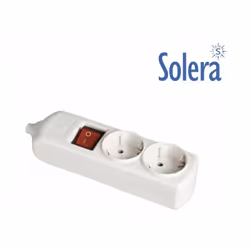 Base Bipolaire avec 2 Prises t/tl 10/16A 250V Blanc + Interrupteur Lumineux Solera 8002IL est un produit qui allie fonctionna ...