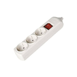 Solera - Bloc bipolaire 3 prises avec interrupteur 41213