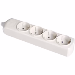 Multiprise bipolaire 4 prises t/t latérale 16a 250v blanche solera 8004 . . . 3500W Consommation Watts : 3500W Indice de Prot ...