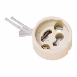 Douille en céramique gu10 2a 250v avec câble silicone 15cm Pgu10 solera. . . Gu10 Indice de Protection IP : IP20 Couleur : Bl ...