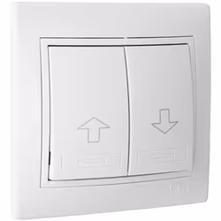 Bouton poussoir volets roulants 83x81x10mm mecanisme complet 10a 250v contacts argent haute resistance a la casse Connexion p ...