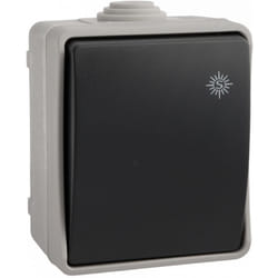 Solera - 3303 Interrupteur va et vient étanche IP54, certifié nf - Montage en surface