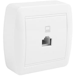 Solera - Prise telephone rj45 cat 5e 74x72x28mm s. mural mur88u