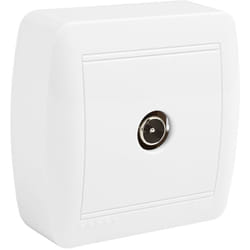 Solera - Prise antenne unique pour tv 74x72x28mm s. mural mur94u
