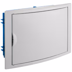 Coffret électrique 5012HGW Solera - à encastrer dans cloison creuse - 14 modules Ce tableau électrique fabriqué par Solera es ...