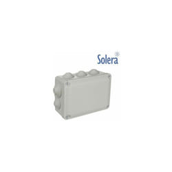 Boîtier de connexion étanche rectangulaire Ybox à 10 cônes IP55/IK08 153x110x65mm/160x120x75mm marque N (Aenor) avec couverc