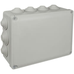 Boîte de dérivation rectangulaire IP55 - 220 x 170 x 80 mm Solera