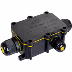 Boitier de raccordement 3 brins pour luminaires ip68 outdoor black series 24a, 450 vac t60. Terminal 39 gwt 650°c section 4mm ...
