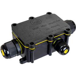Solera - Boitier de raccordement 3 brins pour luminaires ip68 outdoor 8x5,2x3,7cm black series (retractilé) bk-3p