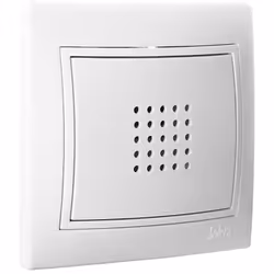 Buzzer 230v 50hz 30w À Encastrer. 83x81x10mm Couleur Blanche S.Europa Solera Erp1zu