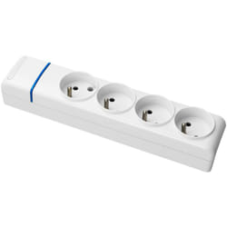 Solera - Multiprise Blanche 4 prises 2P+T 16A