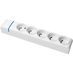 Solera - Multiprise Blanche 5 prises 2P+T 16A