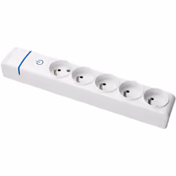 Caractéristiques du bloc multiprise interrupteur 5 prises 2P+T 16A Solera : Modèle : bloc multiprise interrupteur 5 prises 2P ...