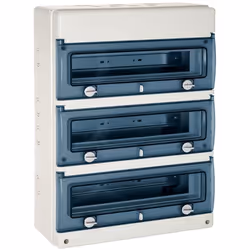 Coffret étanche IP65 48 modules 3 rangées - Solera