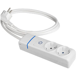 Extender With 2 2p+e Sockets, 16a 250v With Light Switch. 1.5 m Of Cable H05vv-f 3g1.5mm². 8012pil Solera