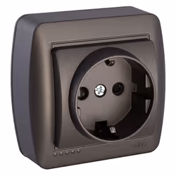 [Puissante] Cette base fixe 2P+T peut supporter jusqu'à 16A et 250V~, parfaite pour vos installations électriques résidentiel ...
