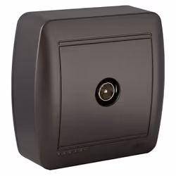 [Prise de signal unique] Idéale pour brancher votre TV et bénéficier d'une prise murale design et discrète. [Dimensions compa ...