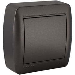 Boîte de jonction dérivation en saillie - Noir graphite Solera