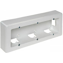 Solera - Boîte de mécanisme de surface pour 3 éléments 235x96x43mm en abs blanc 93