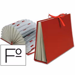 Liderpapel FU01 fichier Carton Rouge