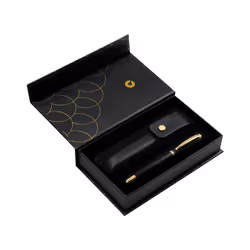 Belius Passion D'Or, Noir, Or, Système de reservoir rechargeable, Bleu, Aluminium, Moyen, Ambidextre