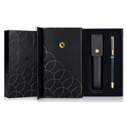 Belius Passion D'Or stylo-plume Système de reservoir rechargeable Noir, Or 1 pièce(s)